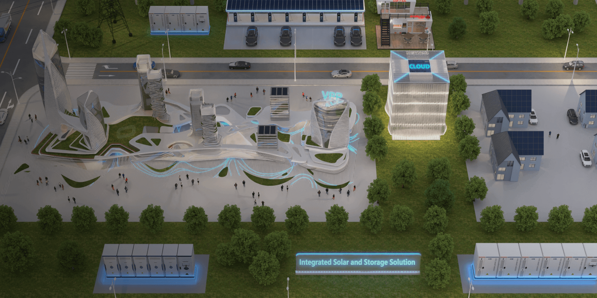 Integrating solar power generation, energy storage, and charging stations to optimize energy utilization, promote the development of smart grids and energy interconnection